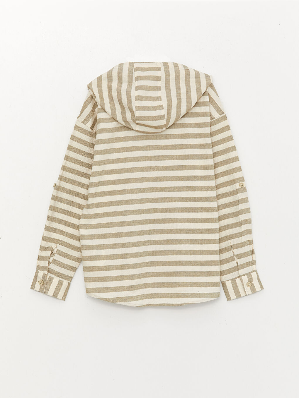 Relaxed Fit Hooded Boys' Shirt -S38168Z4-LFT