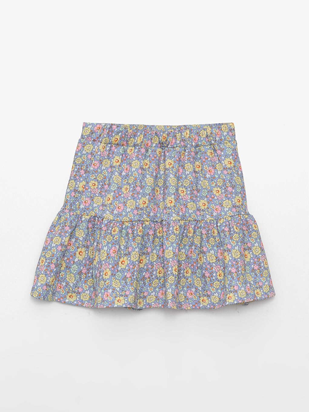 Серпімді белдік өрнекті қыз белдемшесі-1