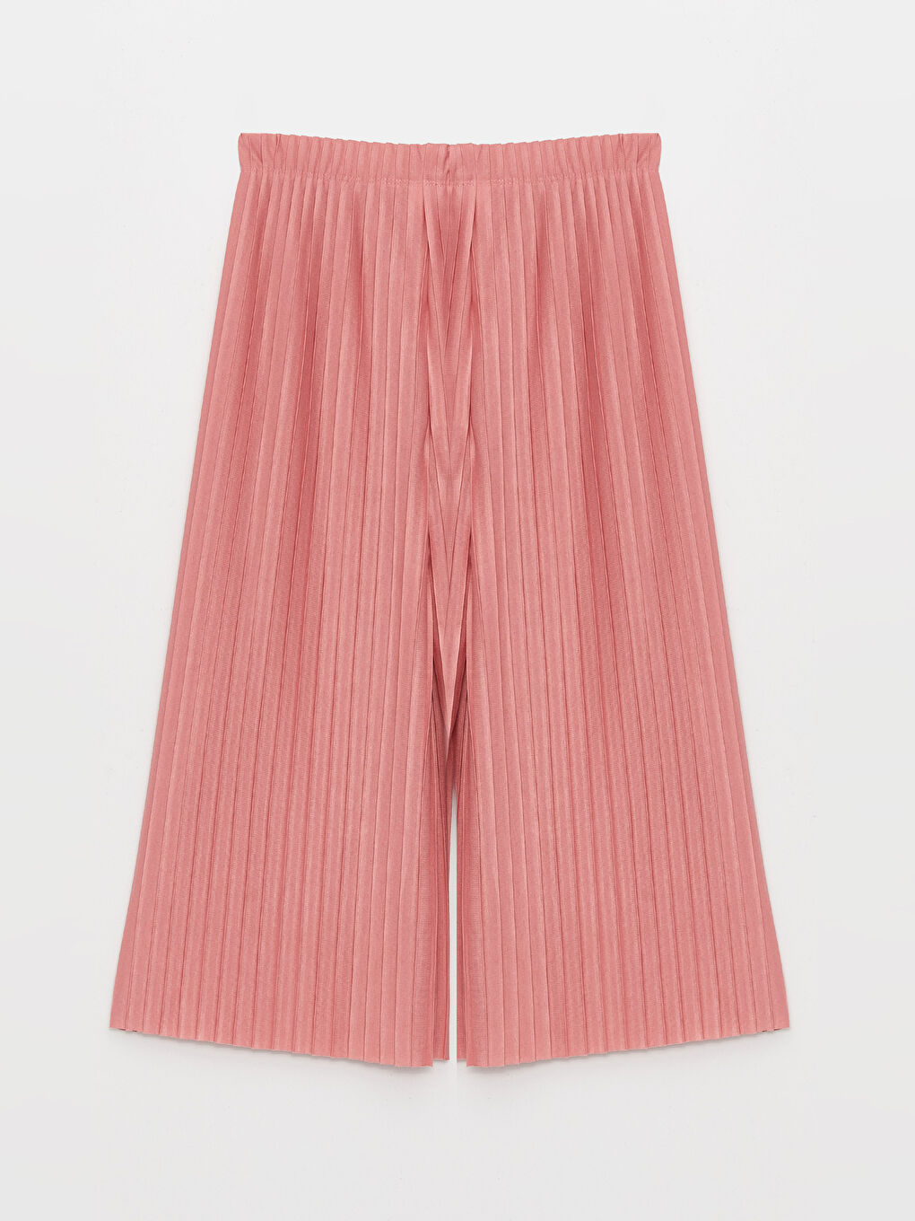 LCW Kids Elasticated Waist Pleated Girls' Trousers -S38225Z4-GJZ