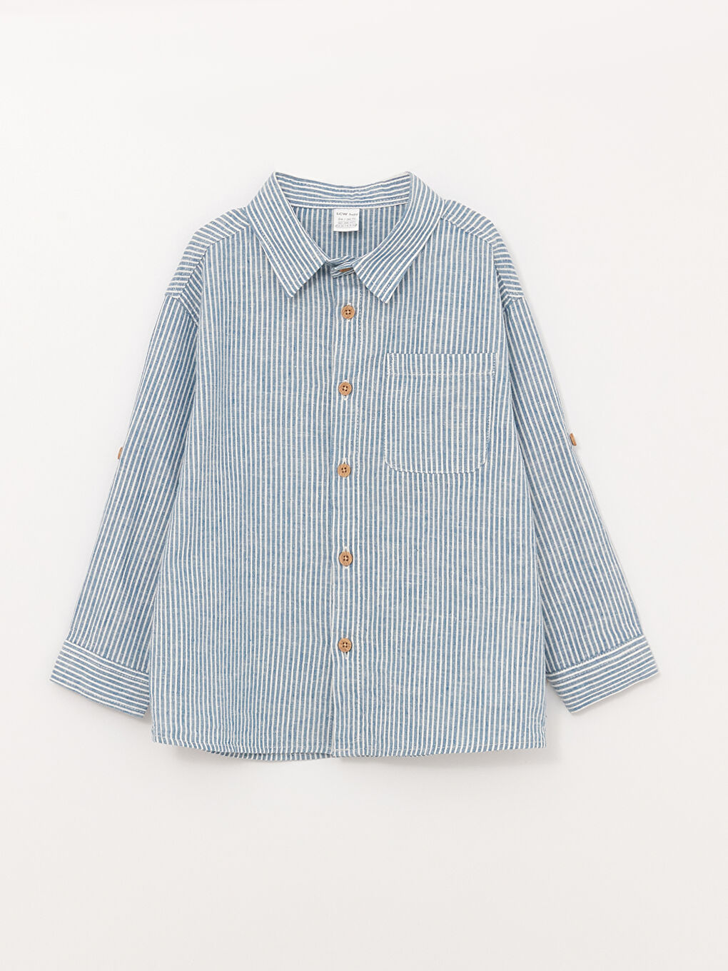Chemise Rayée à Manches Longues pour Bébé Garçon