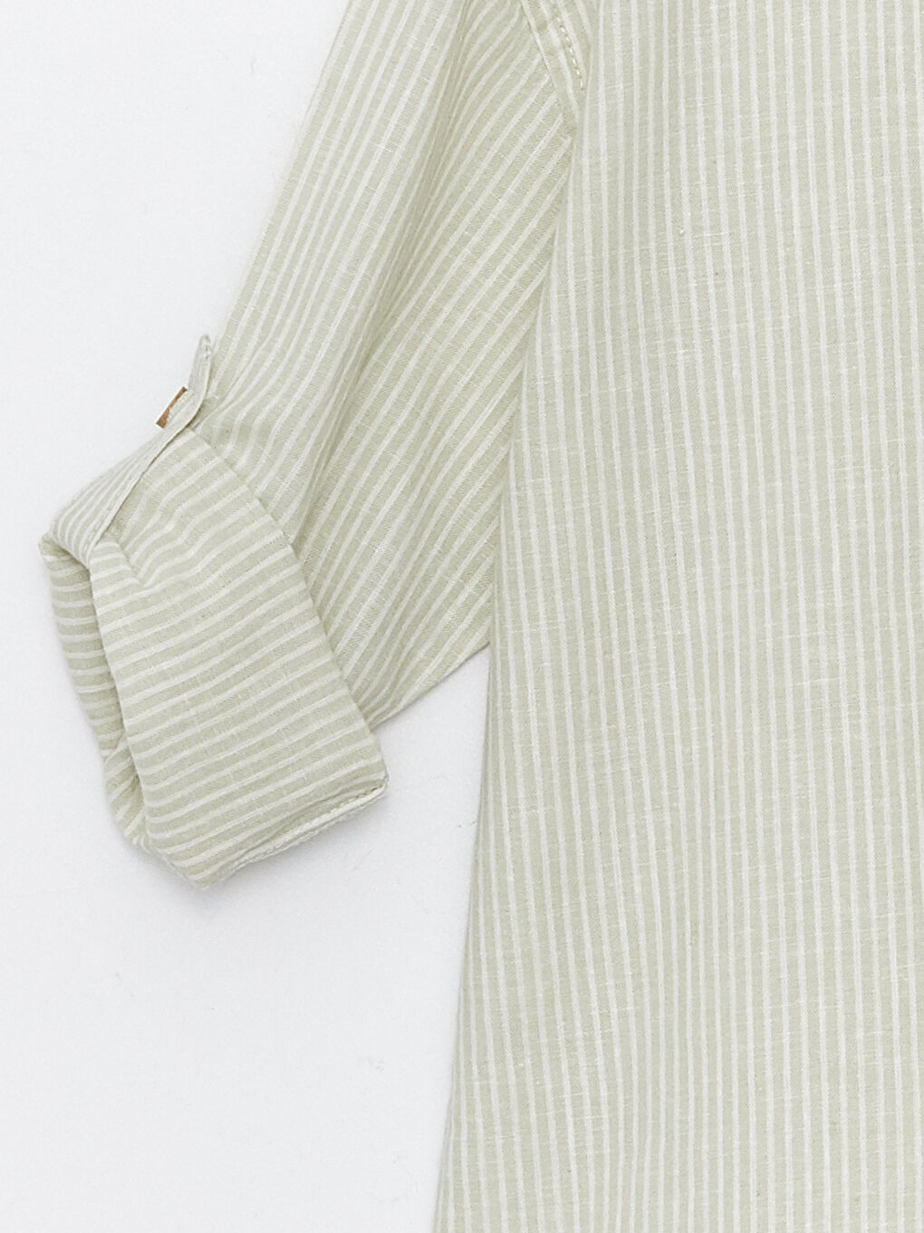 Striped Long Sleeve Baby Boy Shirt-2