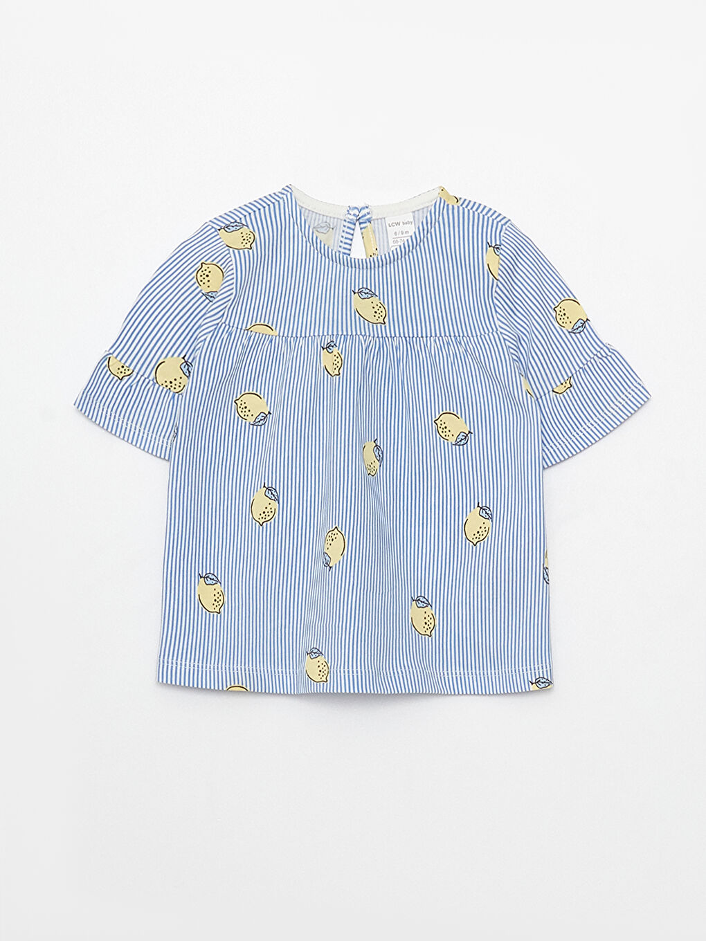 Комплект: Блузка и Леггинсы для Малышки с Коротким Рукавом и Принтом, Круглый Вырез, 2 шт.-1