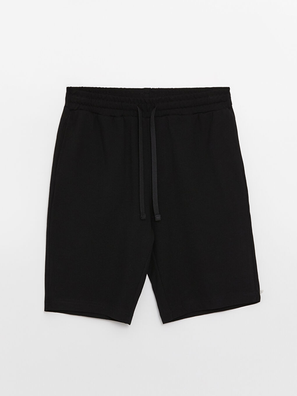 Siyah Standart Kalıp Erkek Roller Şort-5