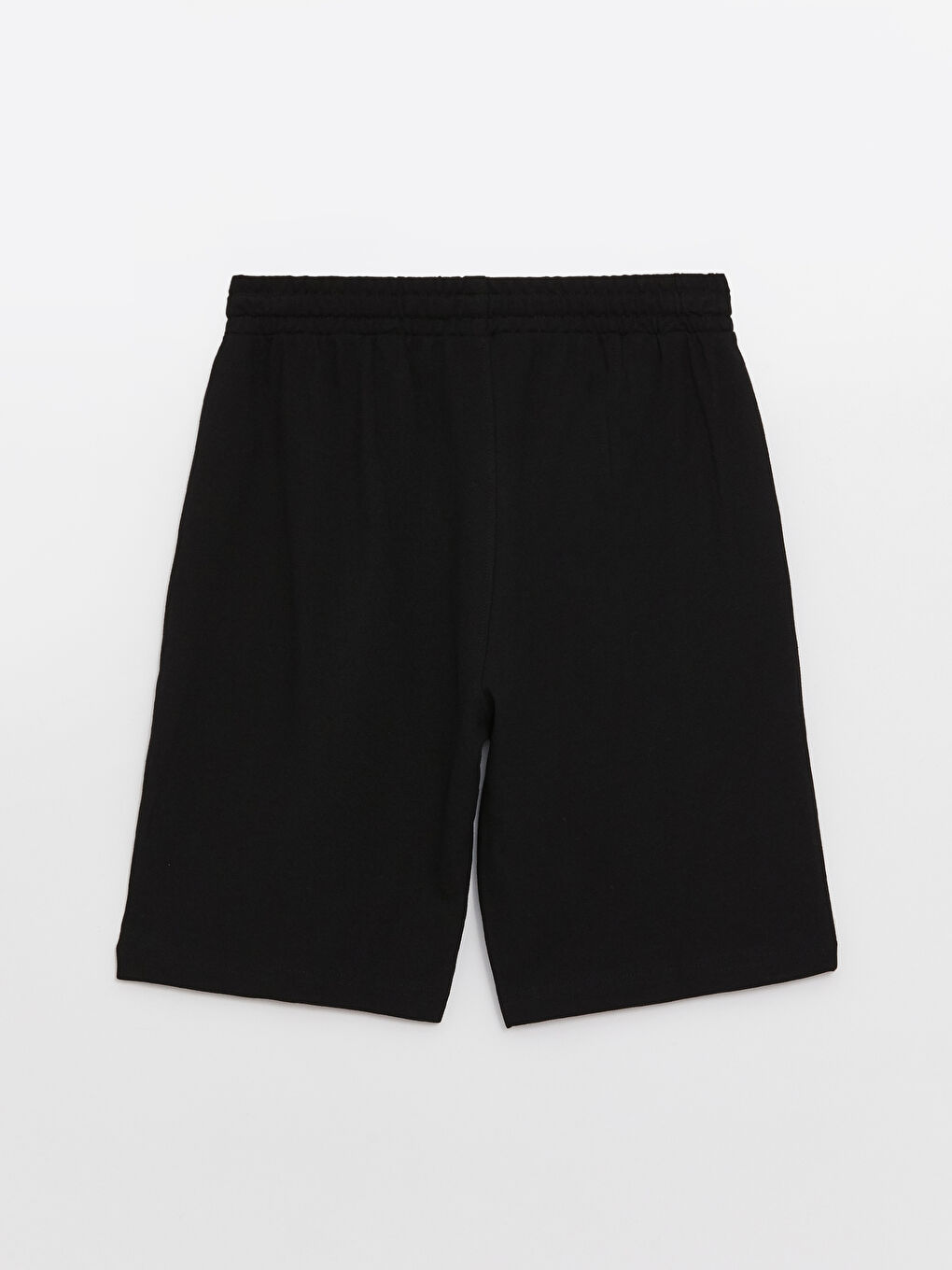 Siyah Standart Kalıp Erkek Roller Şort-6