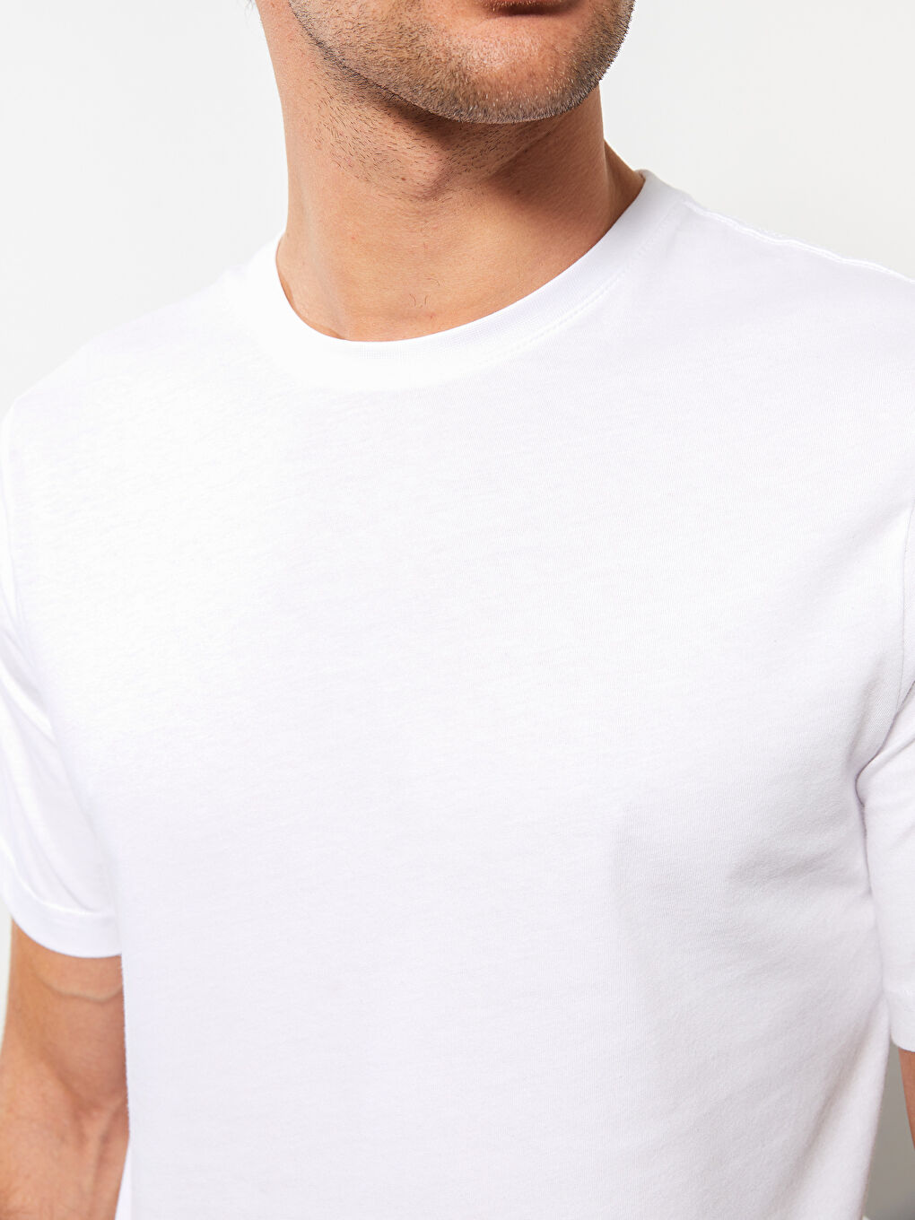 LCWAIKIKI Basic Crew Neck Jersey Men's T-Shirt -S38272Z8-Q6K