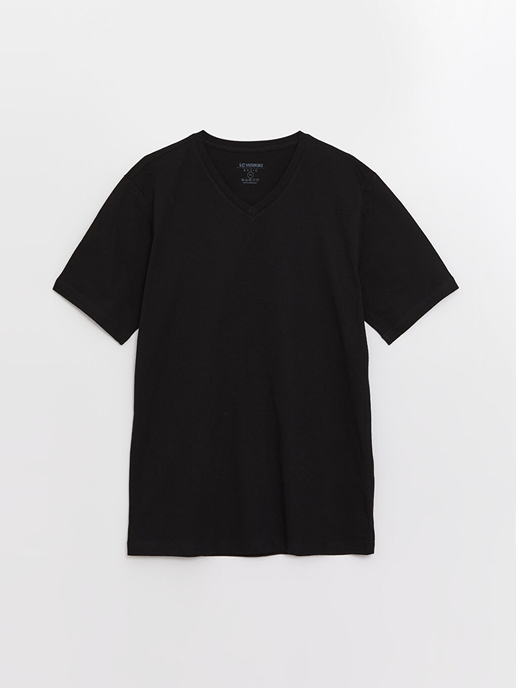 LCWAIKIKI Basic V-Neck Short Sleeve Jersey Men's T-Shirt -S38274Z8-CVL