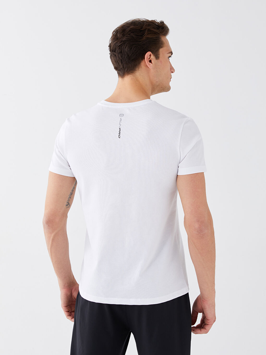 Футболка спортивная мужская с принтом, круглый вырез, короткий рукав-5