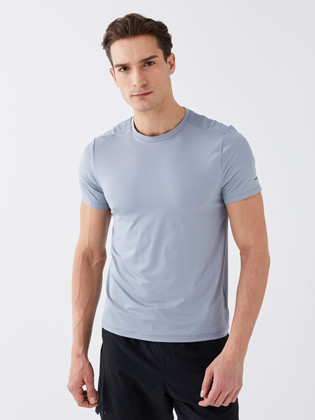LCW SPORT Crew Neck Short Sleeve Men's Sports T-Shirt -S38299Z8-FHM