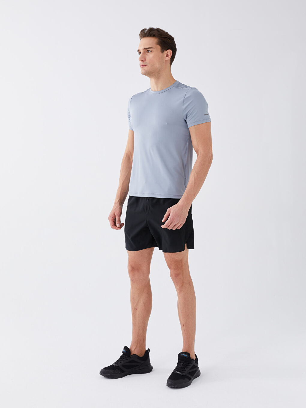 LCW SPORT Crew Neck Short Sleeve Men's Sports T-Shirt -S38299Z8-FHM