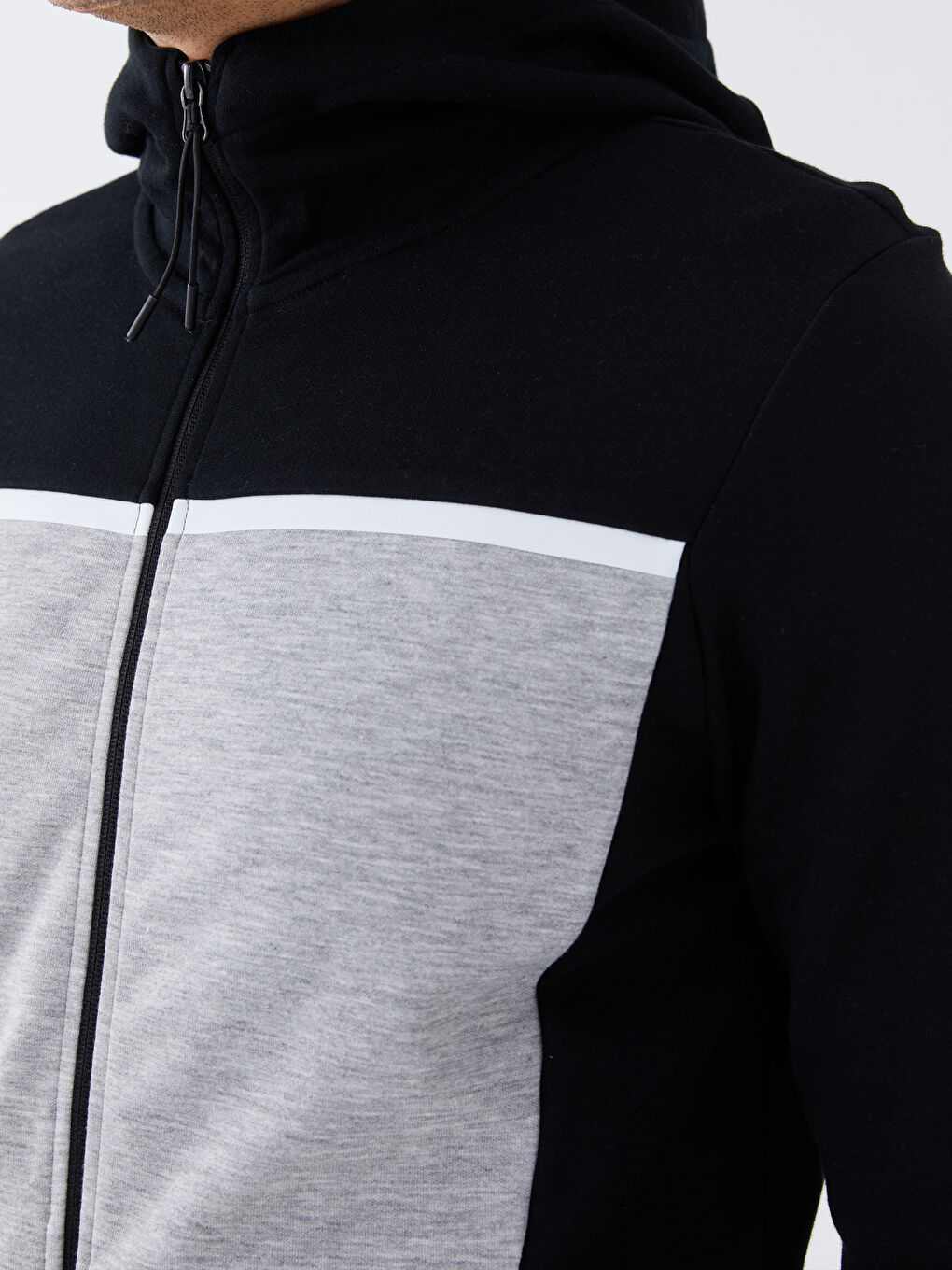 XSIDE ACTIVE Men's Slim Fit Hoodie Zippered Sweatshirt -S38303Z8-CVL