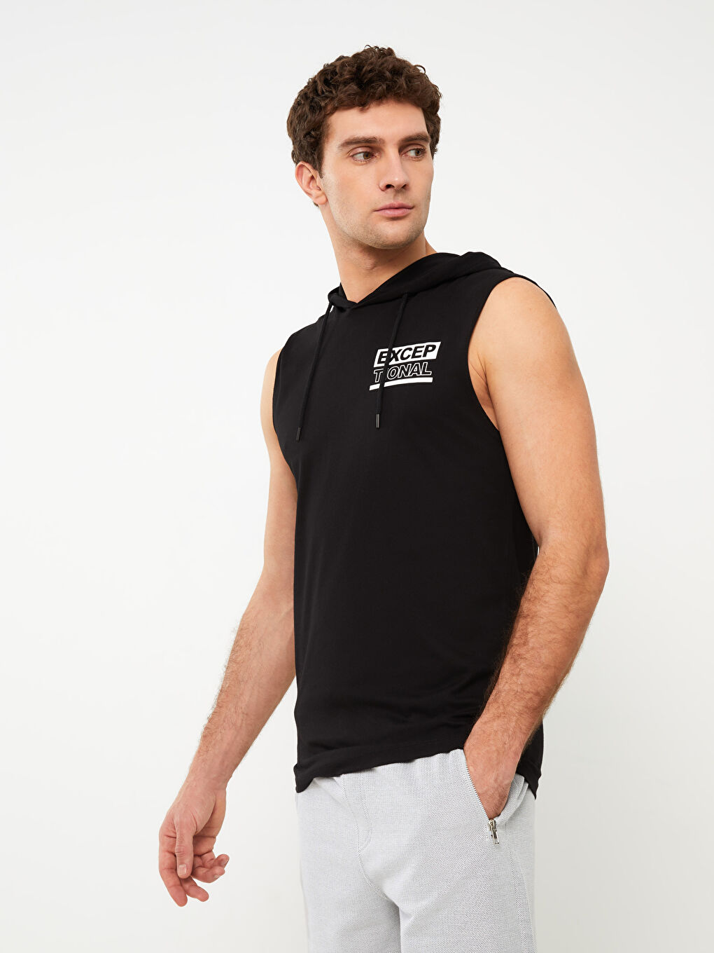 CRNA Top majica Muškarac -S38306Z8-CVL