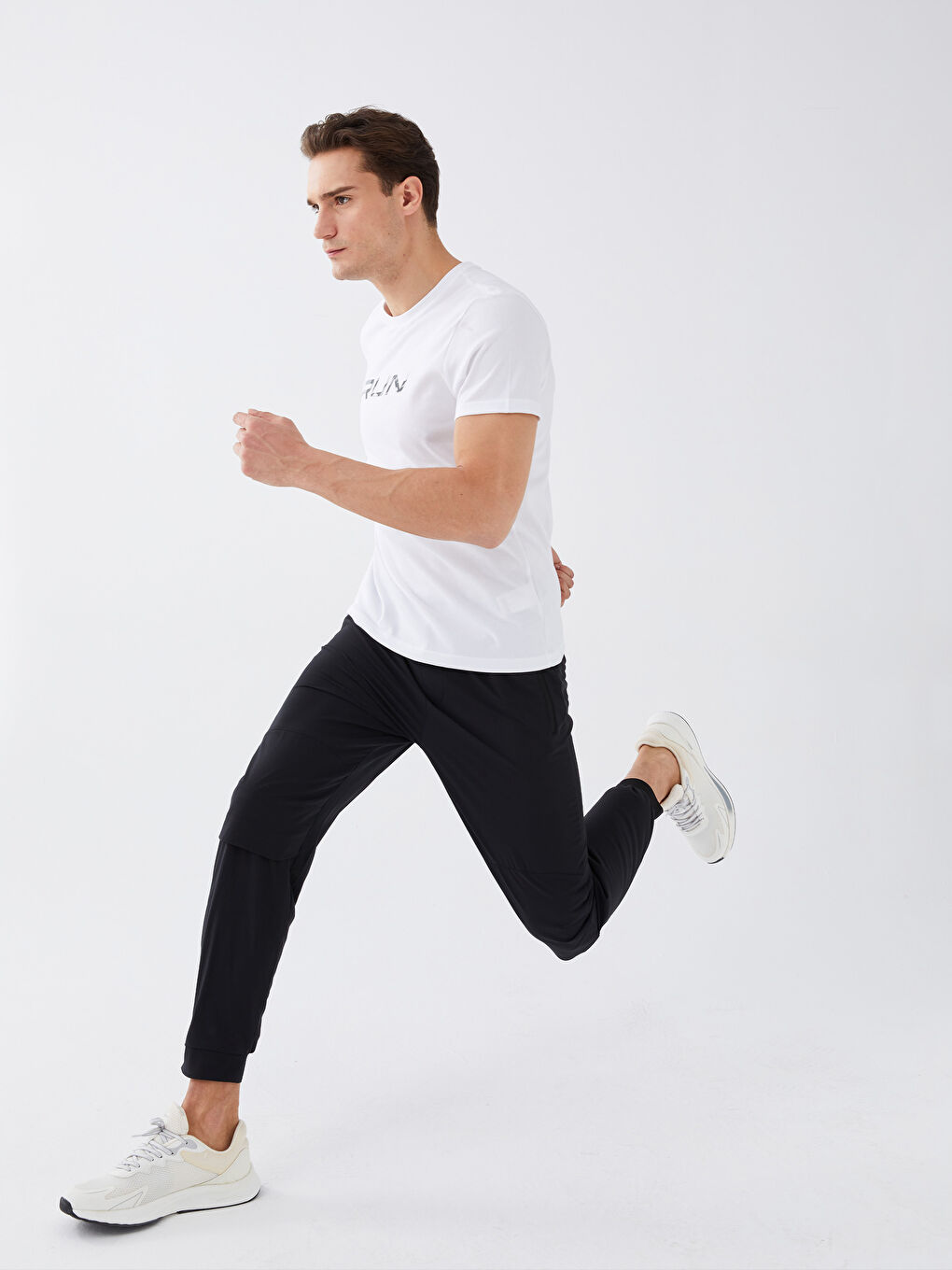 Siyah Slim Fit Erkek Jogger Eşofman Altı-2