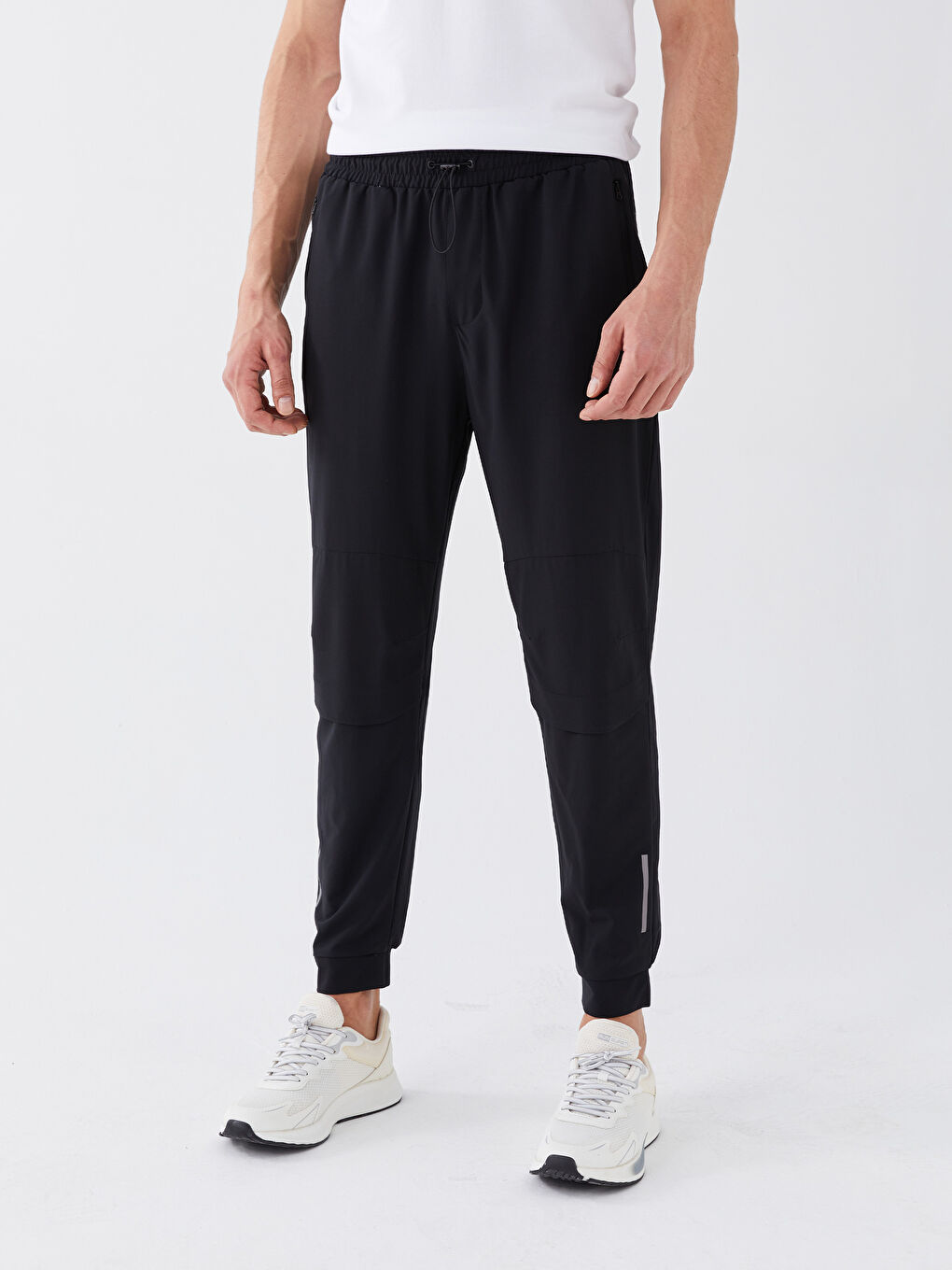 Siyah Slim Fit Erkek Jogger Eşofman Altı-4