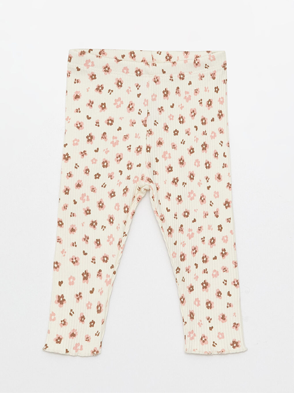 LCW baby Crew Neck Baby Girls' Blouse and Leggings 2 Pack Set -S38319Z1-MAP