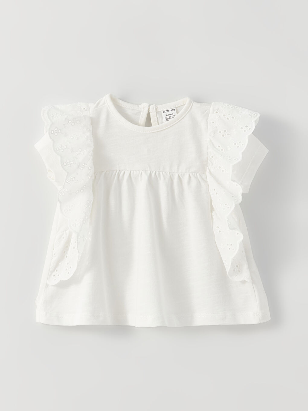 Crew Neck Baby Girls' Blouse and Leggings 2 Pack Set-1