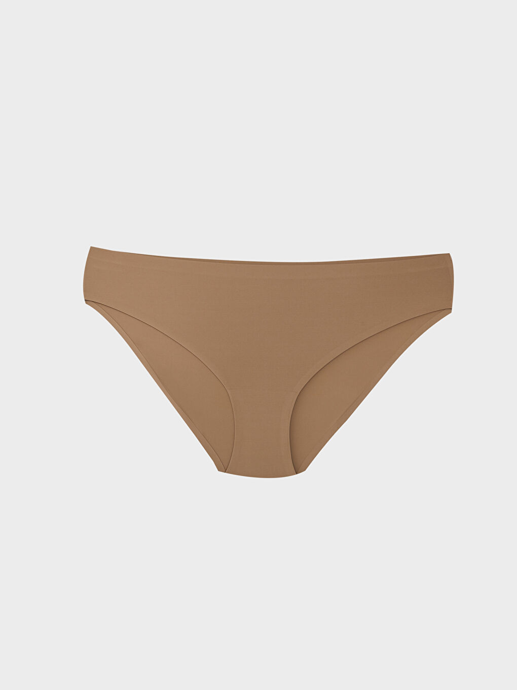 Kahverengi Düz Bikini Külot