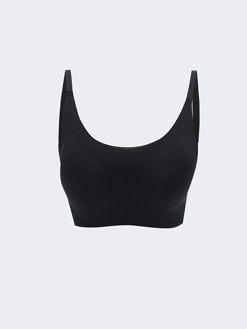 Siyah Balensiz Dolgusuz Düz Sütyen