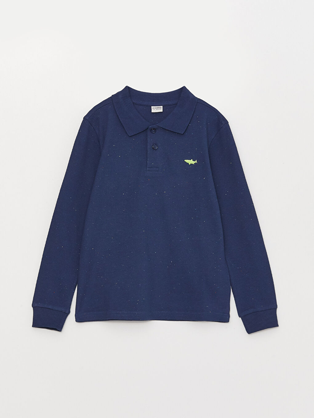 LC Waikiki Polo Collar Embroidered Long Sleeve Boy T-Shirt -S38361Z4-SME