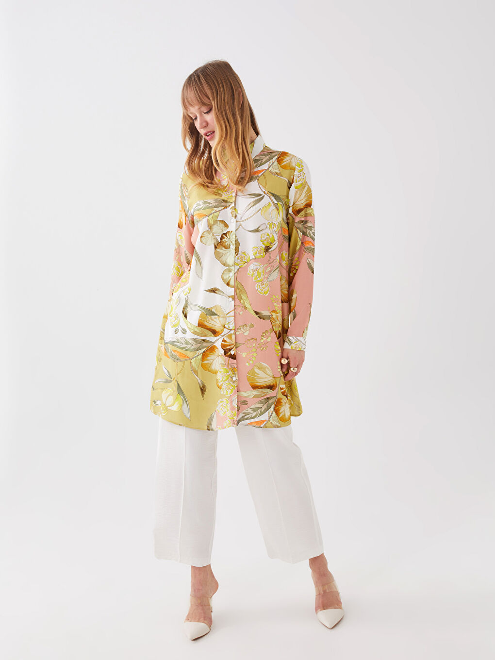 قميص تونيك منقوش للسيدات-2