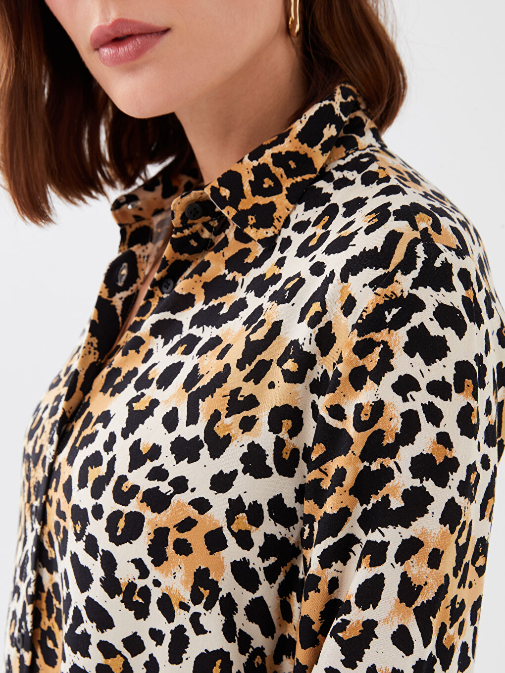 قميص تونيك منقوش للسيدات-3