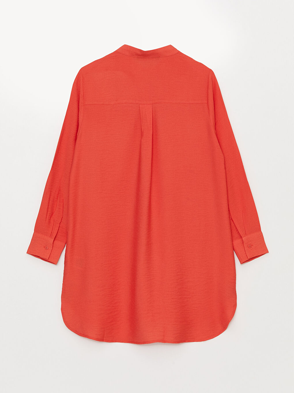 تونيك كم طويل سادة بياقة جد للسيدات-6