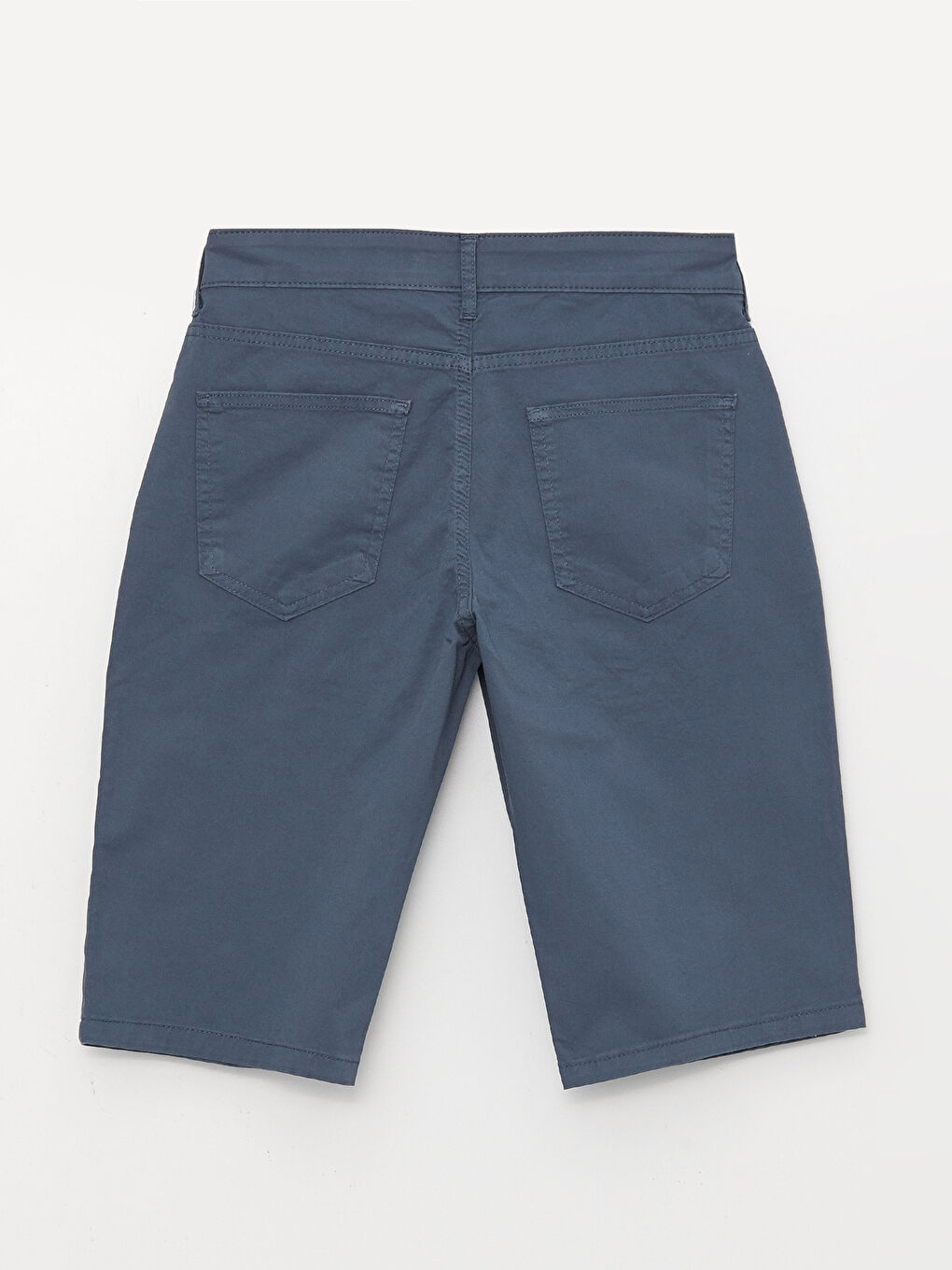 Standard Fit Gabardine Men's Bermuda Shorts -S38455Z8-S2D