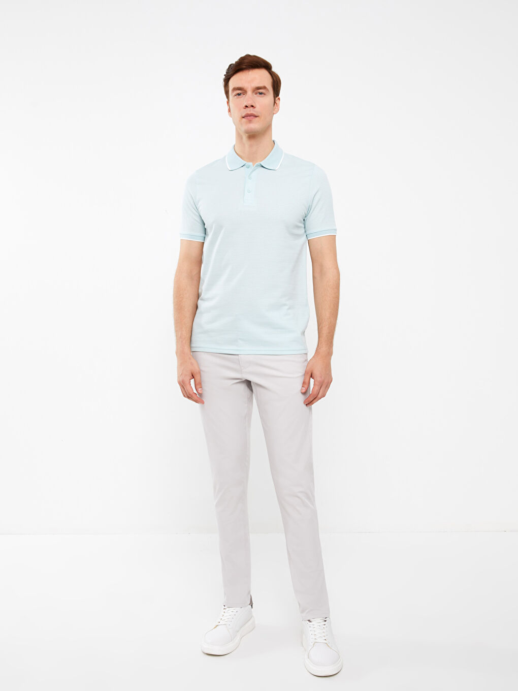 LCWAIKIKI Classic Slim Fit Men's Chino Trousers -S38460Z8-P7S