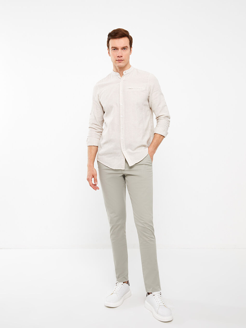 Slim Fit Men's Chino Trousers