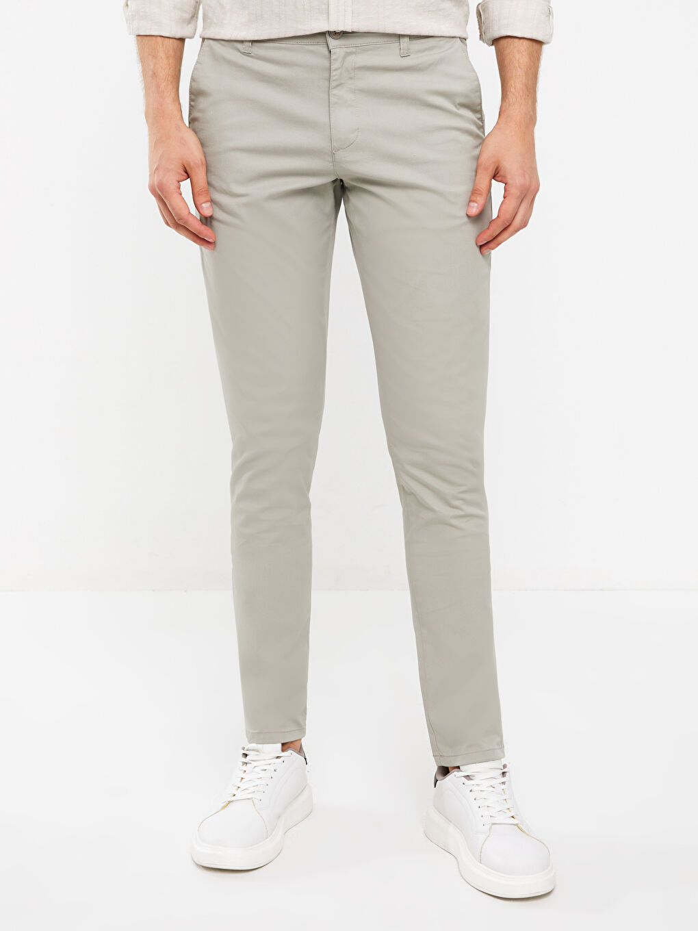 Slim Fit Men's Chino Trousers-2