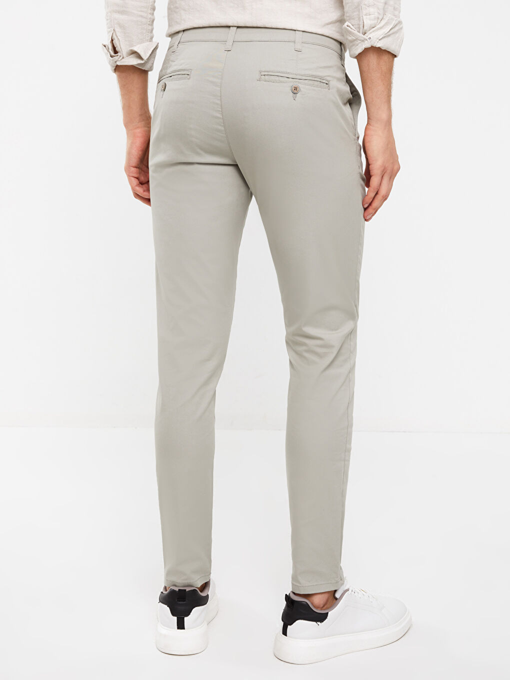 Slim Fit Men's Chino Trousers-4