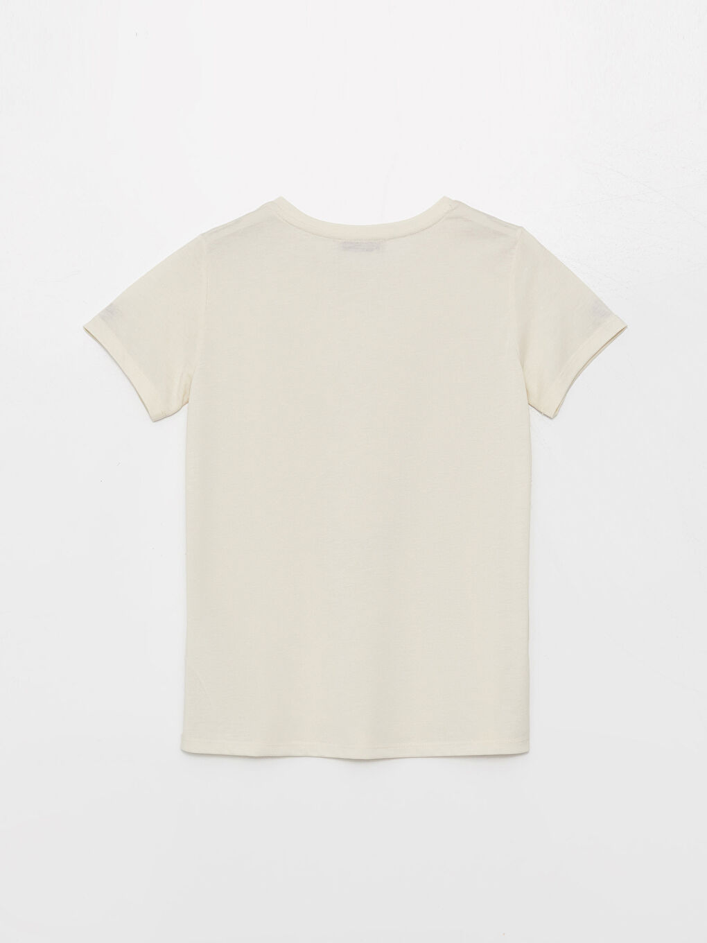 Crew Neck Printed Short Sleeve Women's T-Shirt-5