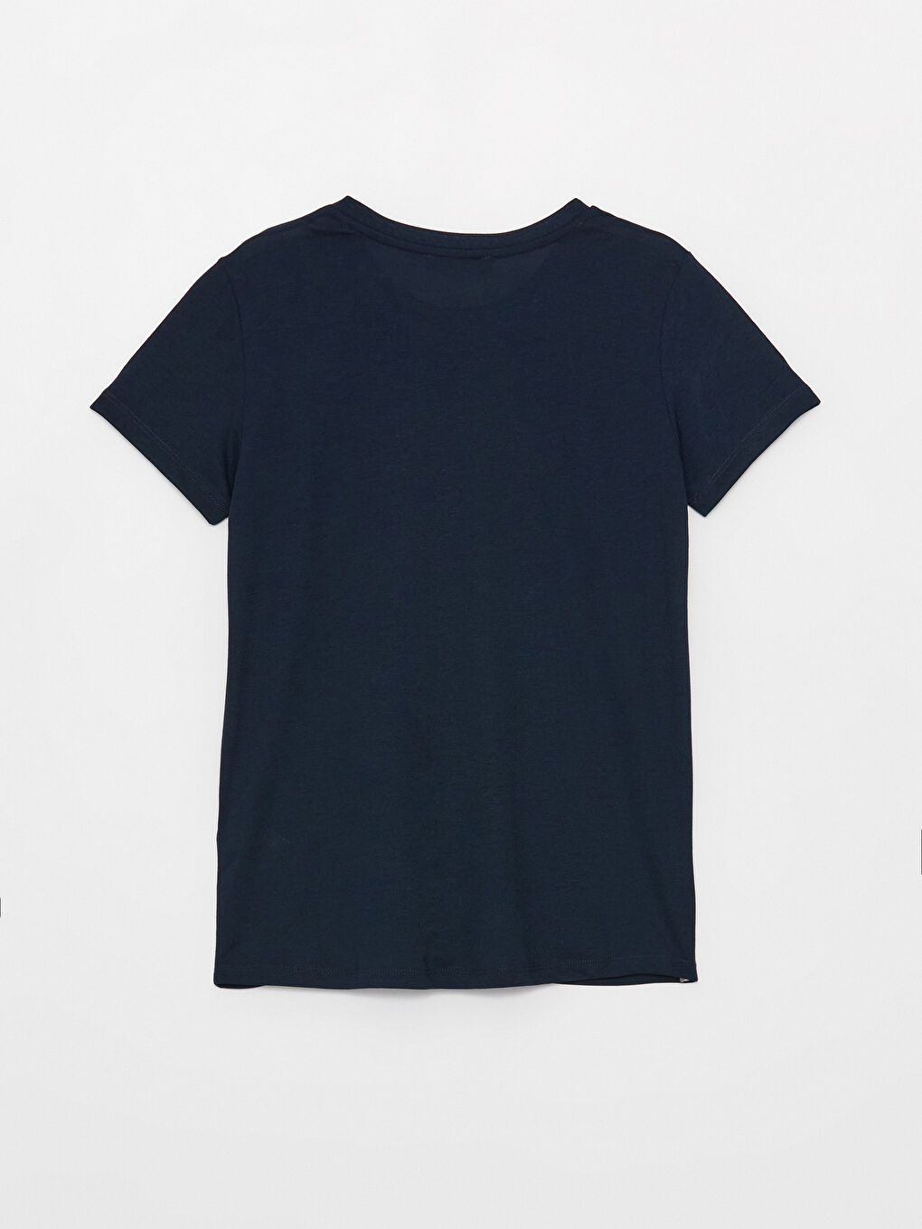 Футболка с круглым вырезом, пайетками и коротким рукавом для женщин-11