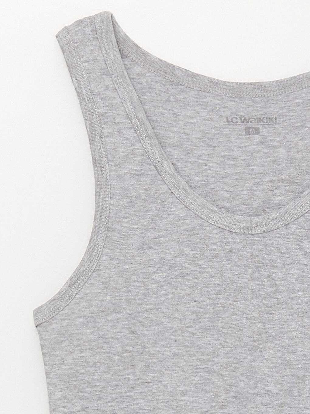 Мужская базовая хлопковая майка с U-образным вырезом в 2 упаковках-7