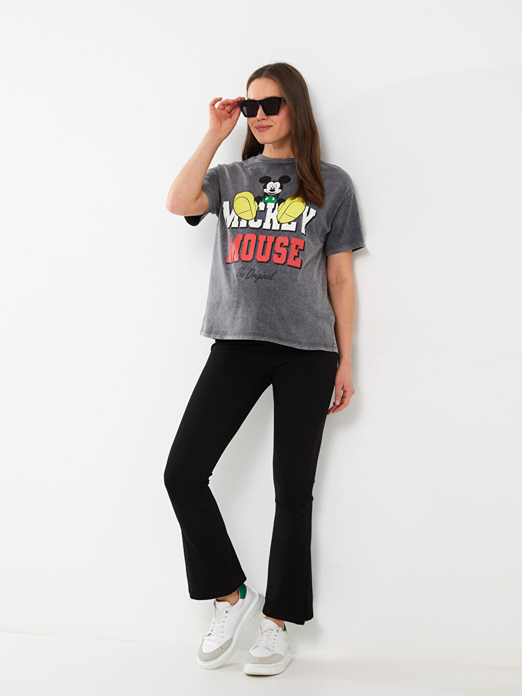 بنطلون طماق حوامل سادة بخصر مطاطي