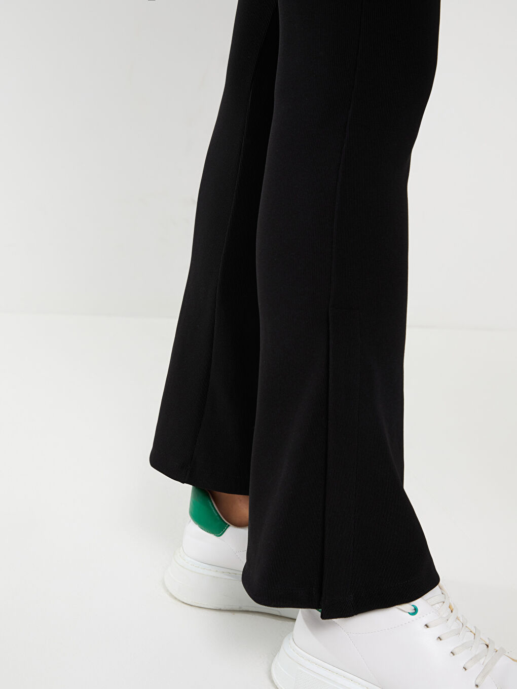 بنطلون طماق حوامل سادة بخصر مطاطي-2