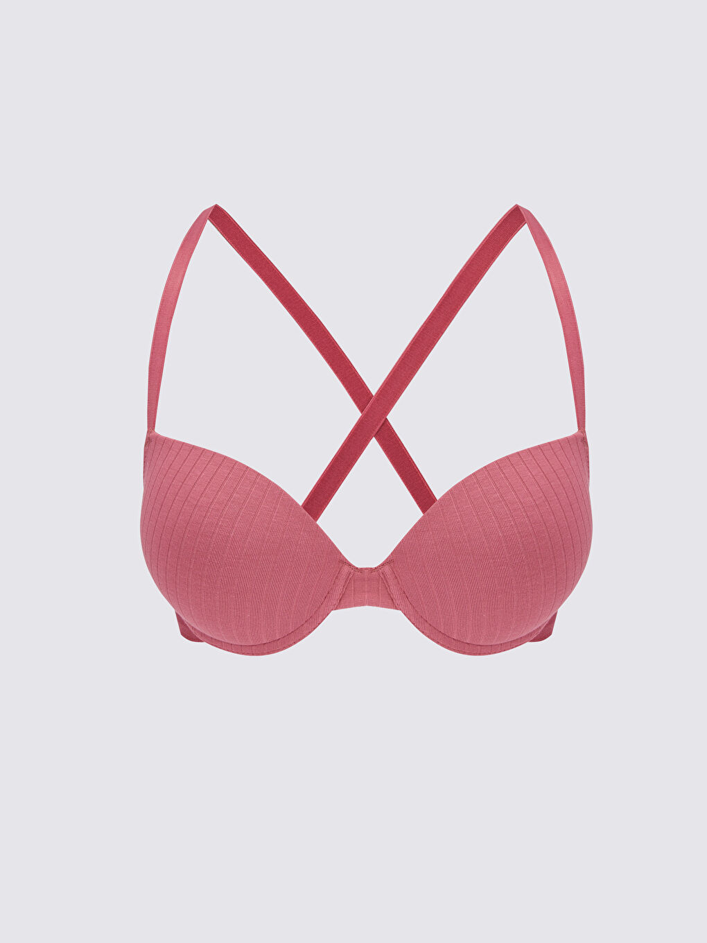 Underwire Half Filled Plain T-Shirt Bra -S38566Z8-GV8