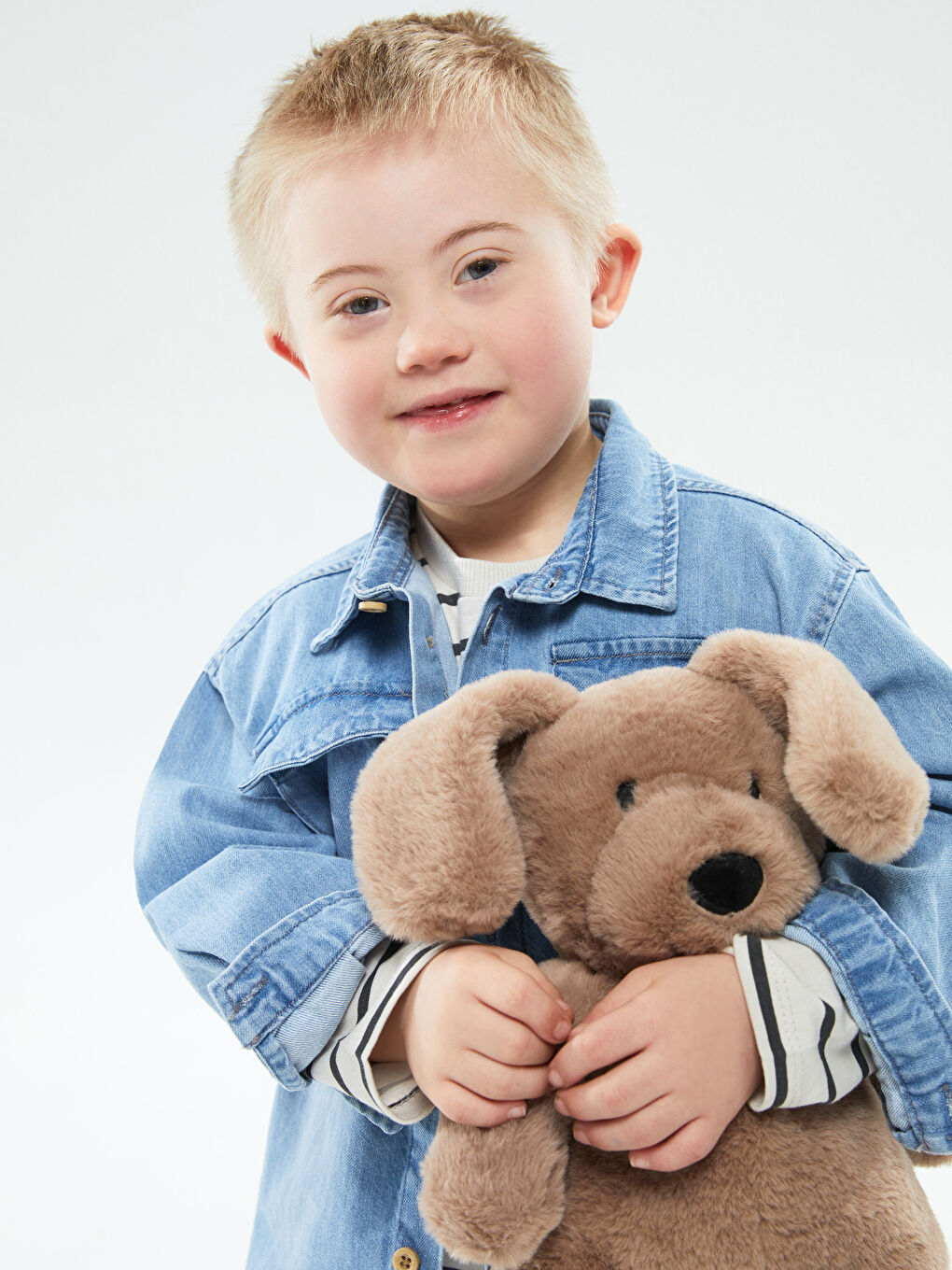 LCW baby Риза от дънков плат с дълъг ръкав за бебета момчета -S38577Z1-311