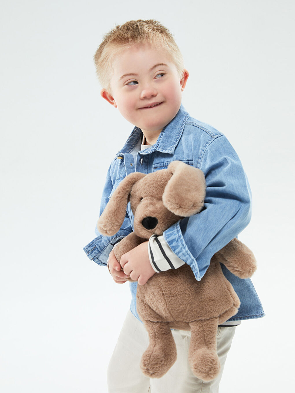 LCW baby Риза от дънков плат с дълъг ръкав за бебета момчета -S38577Z1-311