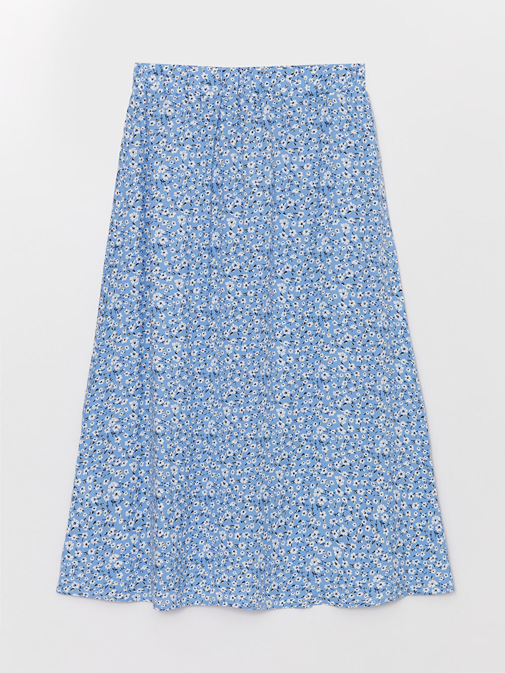 Jupe Maternité Florale à Taille Élastique-6