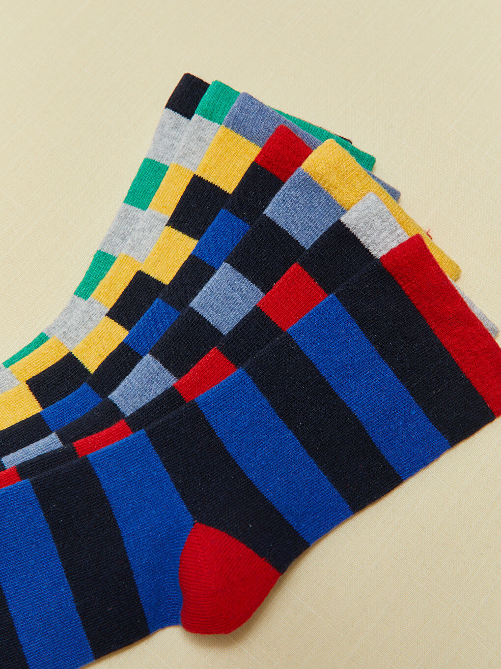 Striped Boys' Ankle Socks 7 Pack-2