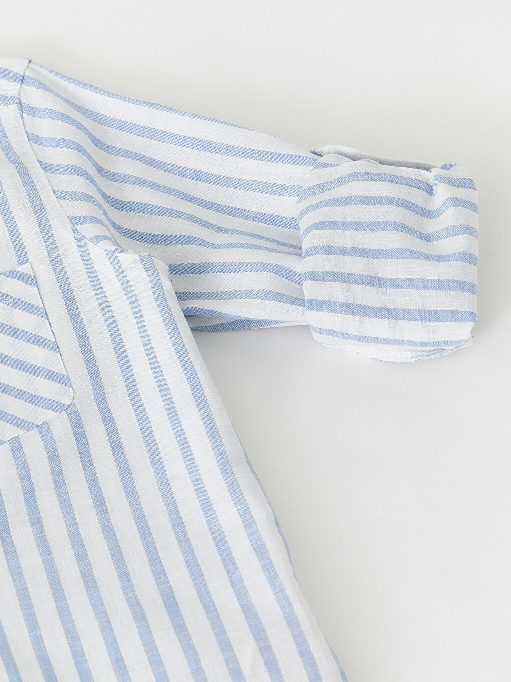 قميص مخطط كم طويل للأولاد-2