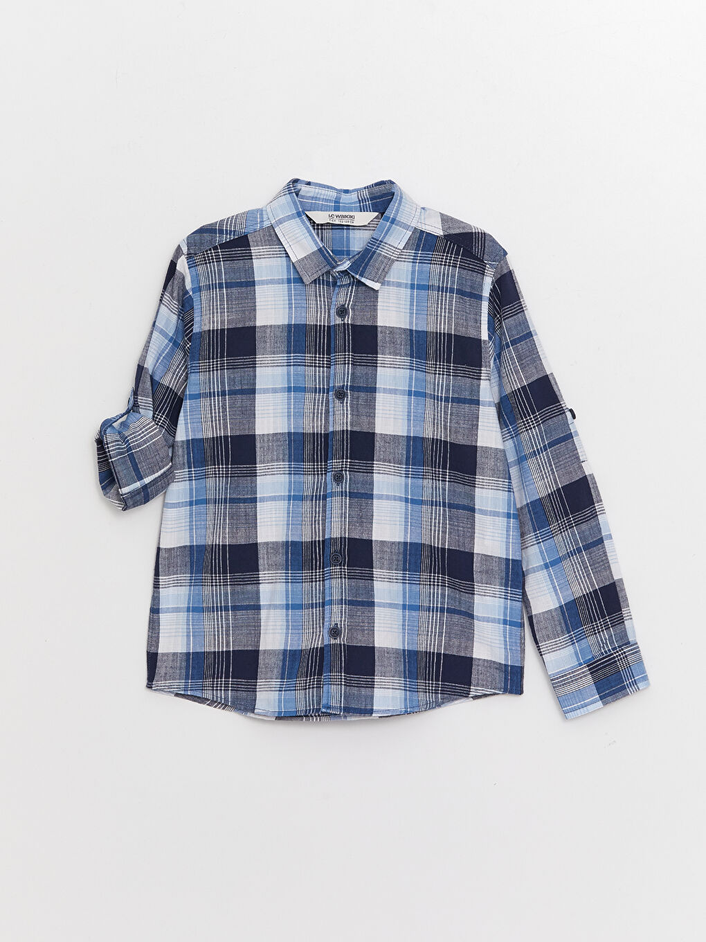 ұлдарға арналған торлы ұзын жең жейде-1