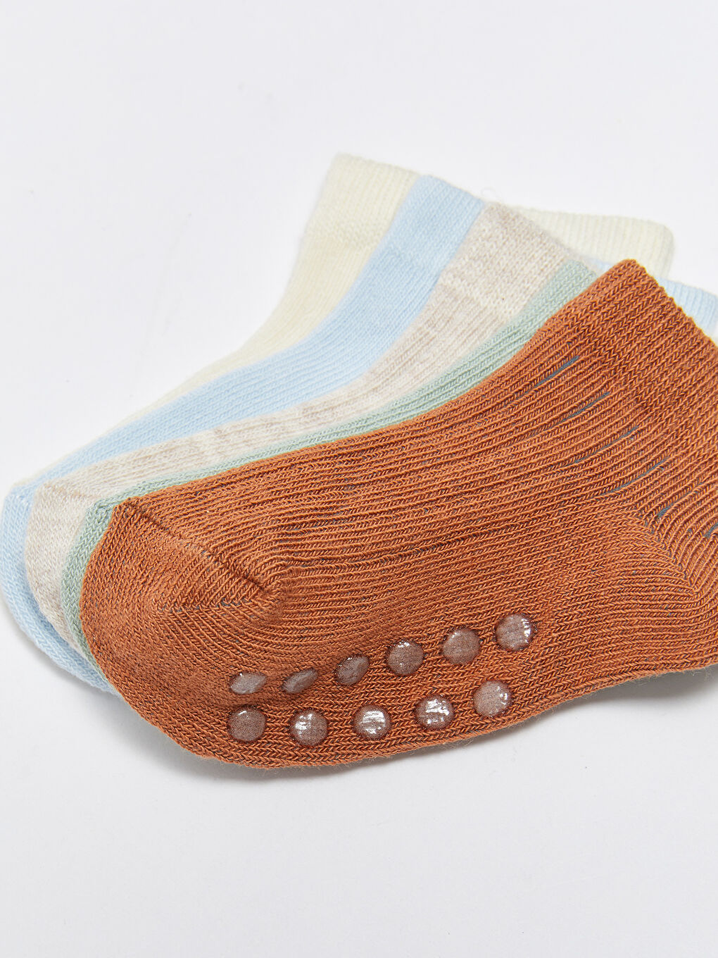 Basic Baby Boys Bootie Socks 5 Pack-3