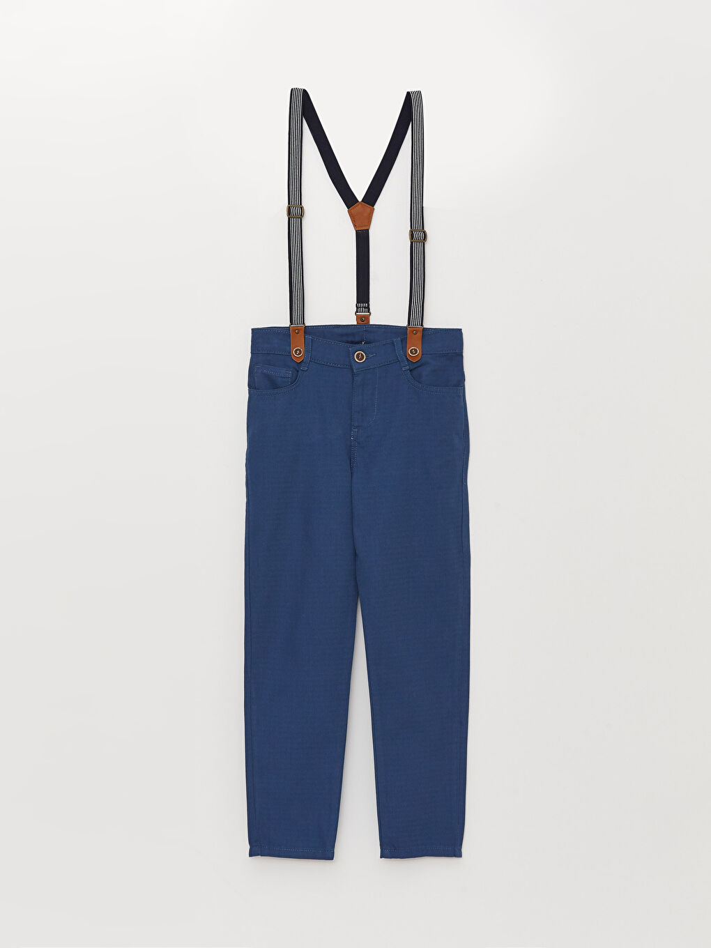Lacivert Beli Ayarlanabilir Lastikli Erkek Çocuk Pantolon