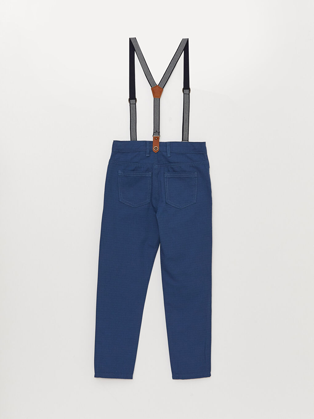 Lacivert Beli Ayarlanabilir Lastikli Erkek Çocuk Pantolon-1