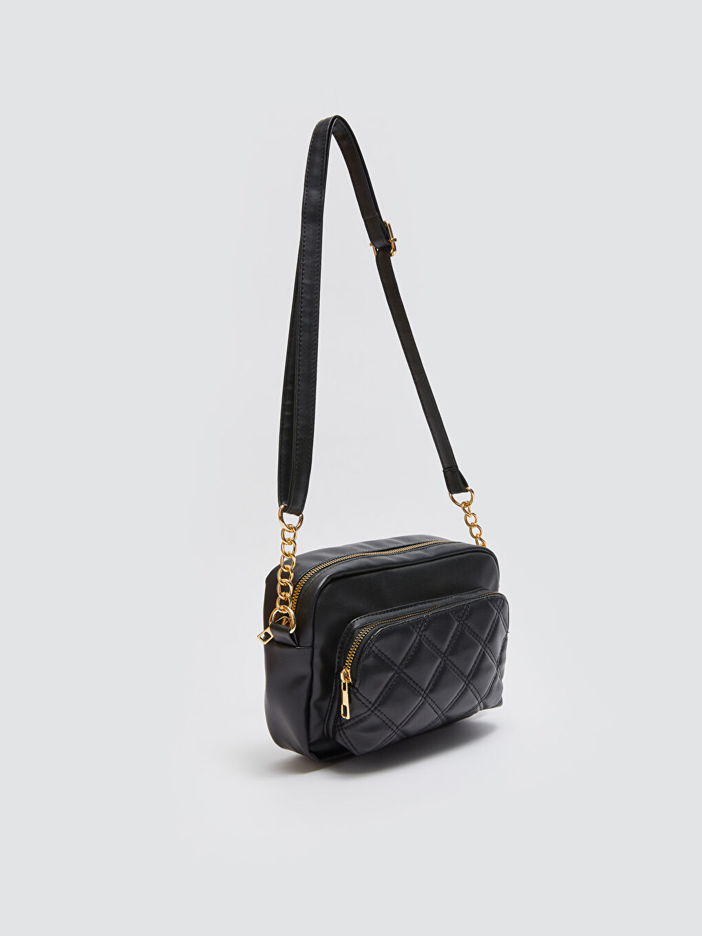 Geantă de umăr pentru femei cu aspect de piele-3