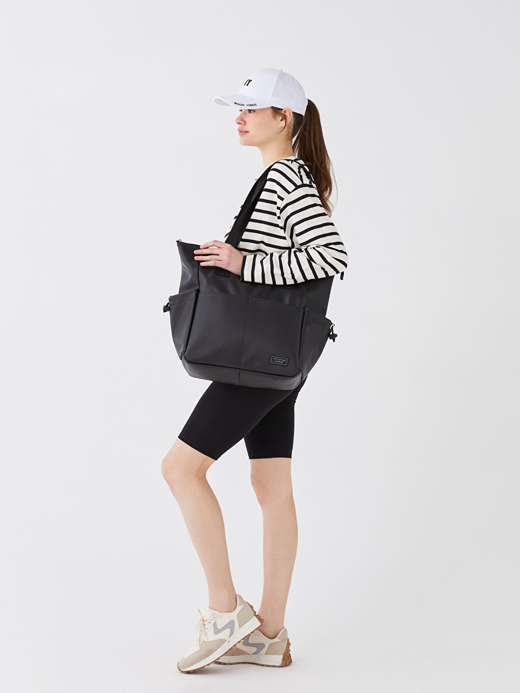 Geantă de umăr pentru femei cu aspect de piele-2