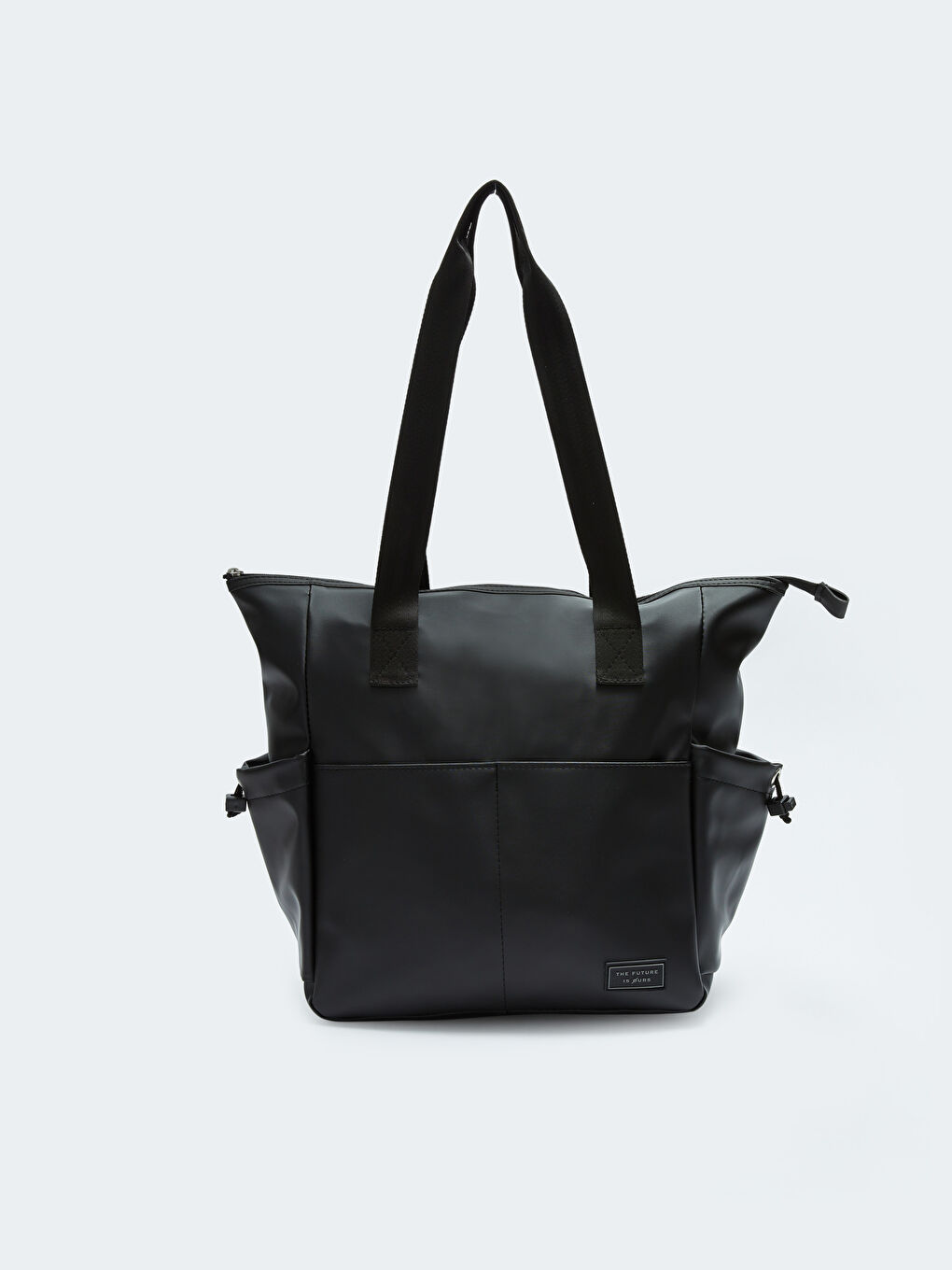 Geantă de umăr pentru femei cu aspect de piele-3