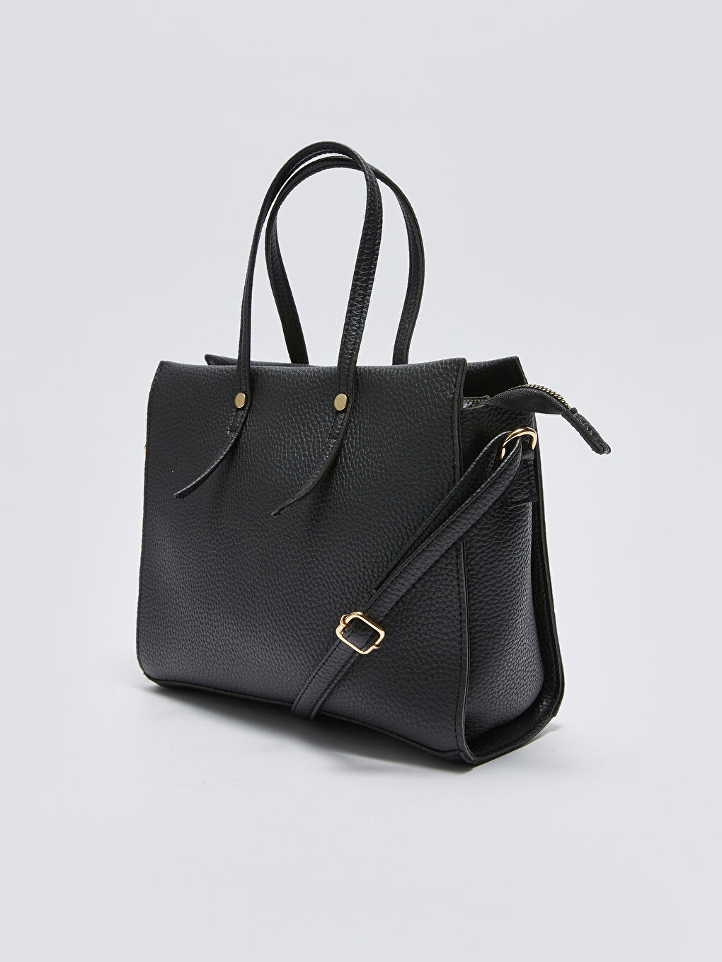 حقيبة كتف نساء بمظهر الجلد-4