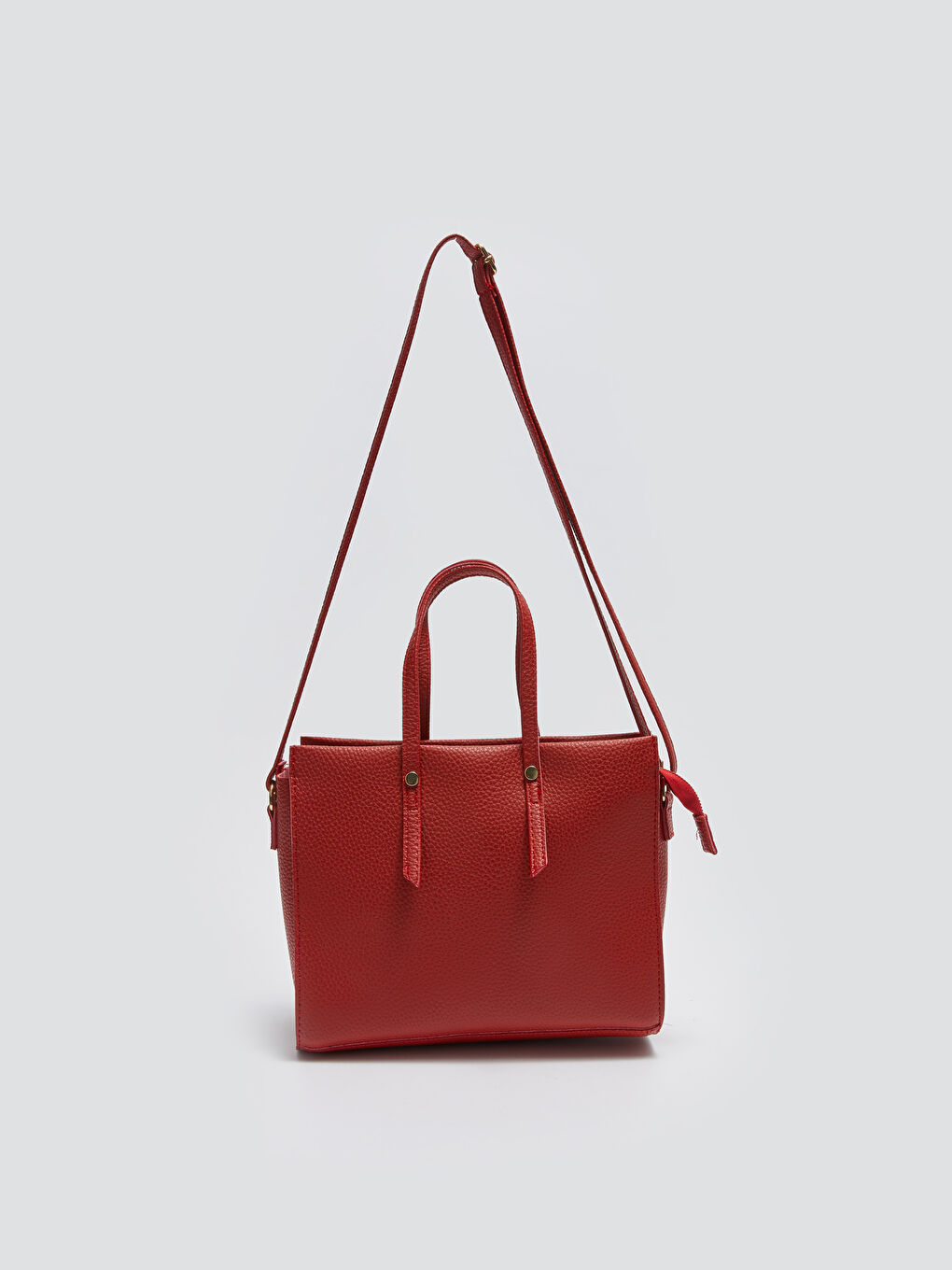 Geantă de umăr pentru femei cu aspect de piele-3